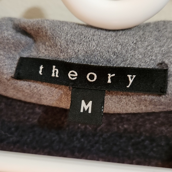 Theory Gray Zip Up Medium - Picture 4 of 6